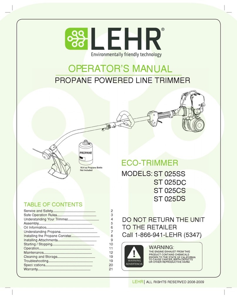 Craftsman 25cc - Propane Curved Shaft Trimmer Powered by... User manual