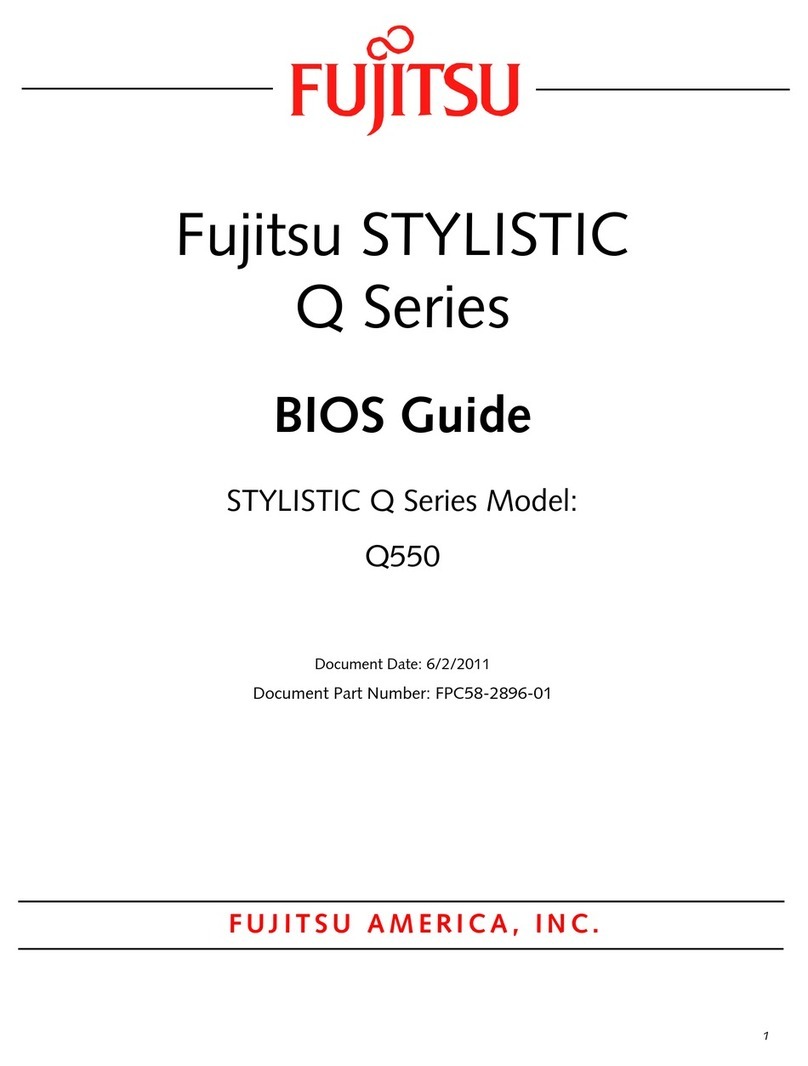 Fujitsu LifeBook Stylistic Q550 Manual