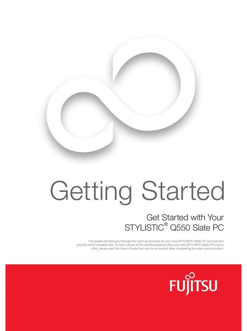 Fujitsu LifeBook Stylistic Q550 User manual