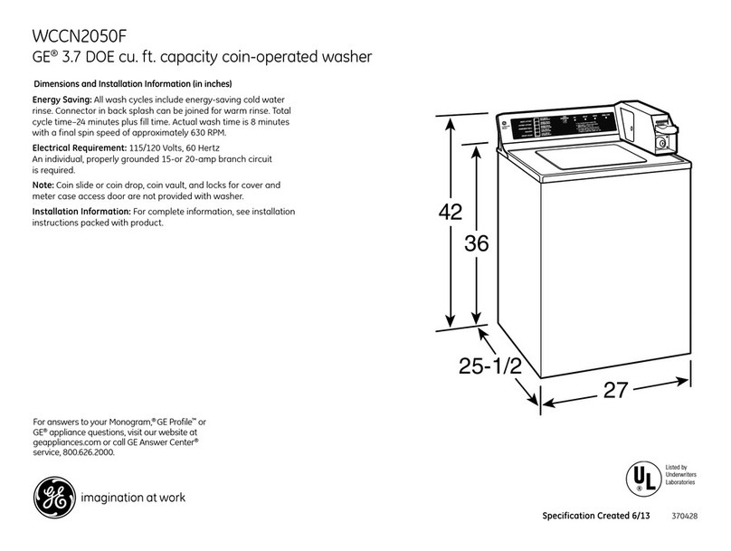 GE WCCN2050FWC Manual