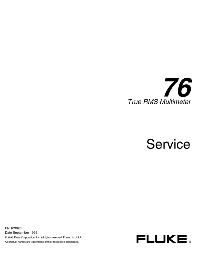 Fluke 76 Service