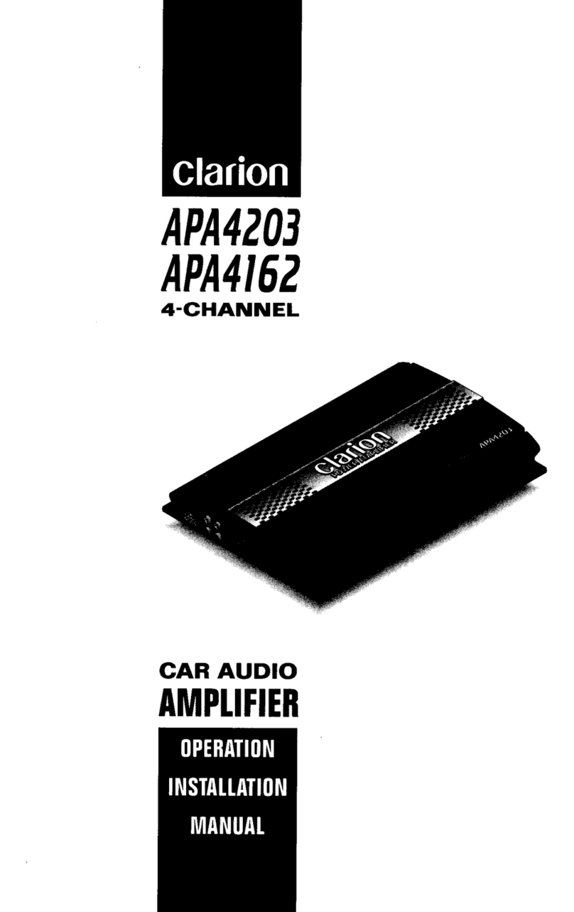 Clarion APA4203 User manual