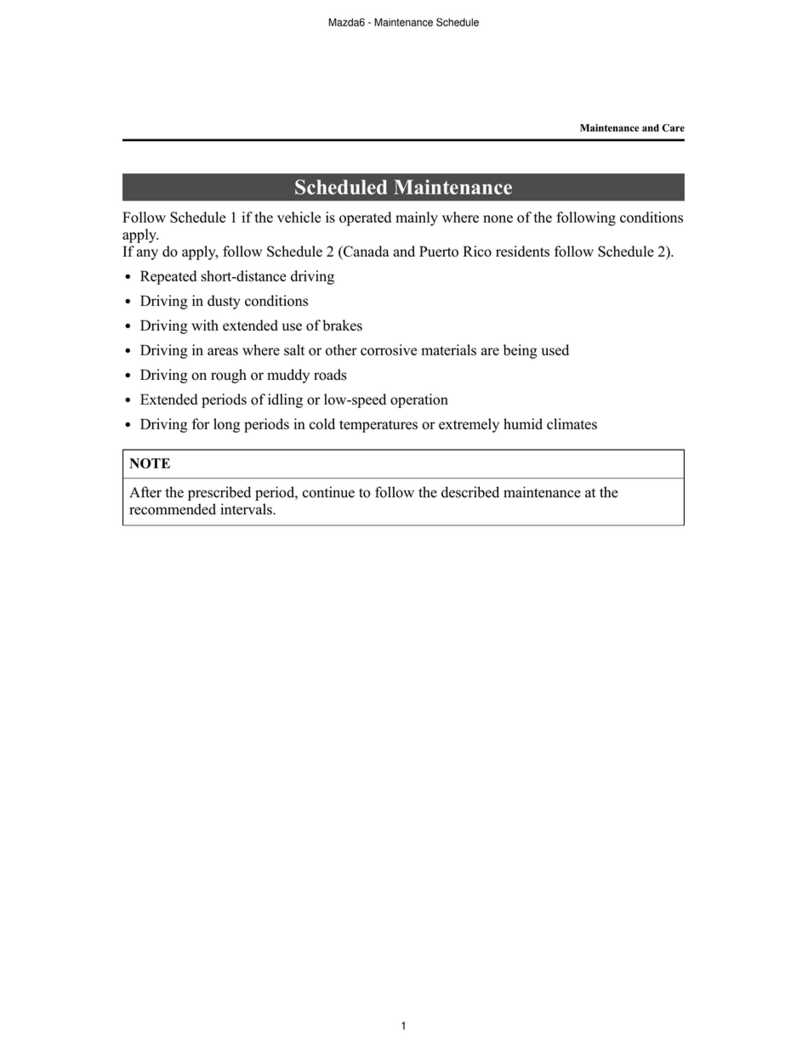 Mazda Automobile Instructions for use