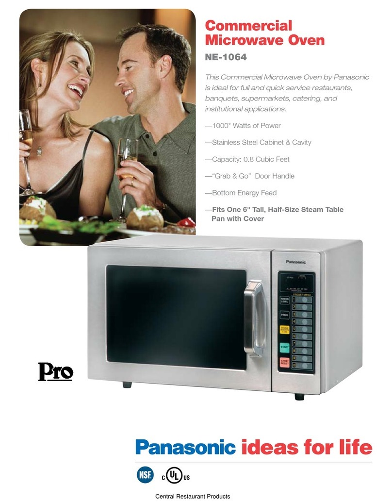 Panasonic NE-1064 Specification sheet