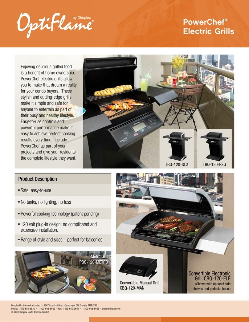 Dimplex PowerChef TBQ-120-DLX specification
