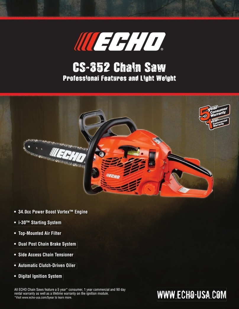Echo CS-352 User manual Echo CS-352 User manual