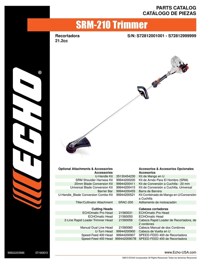 Echo SRM-210 Instruction Manual