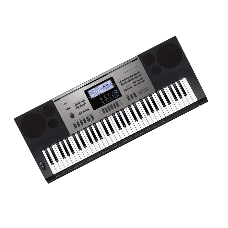 Casio CTK-6300in User manual