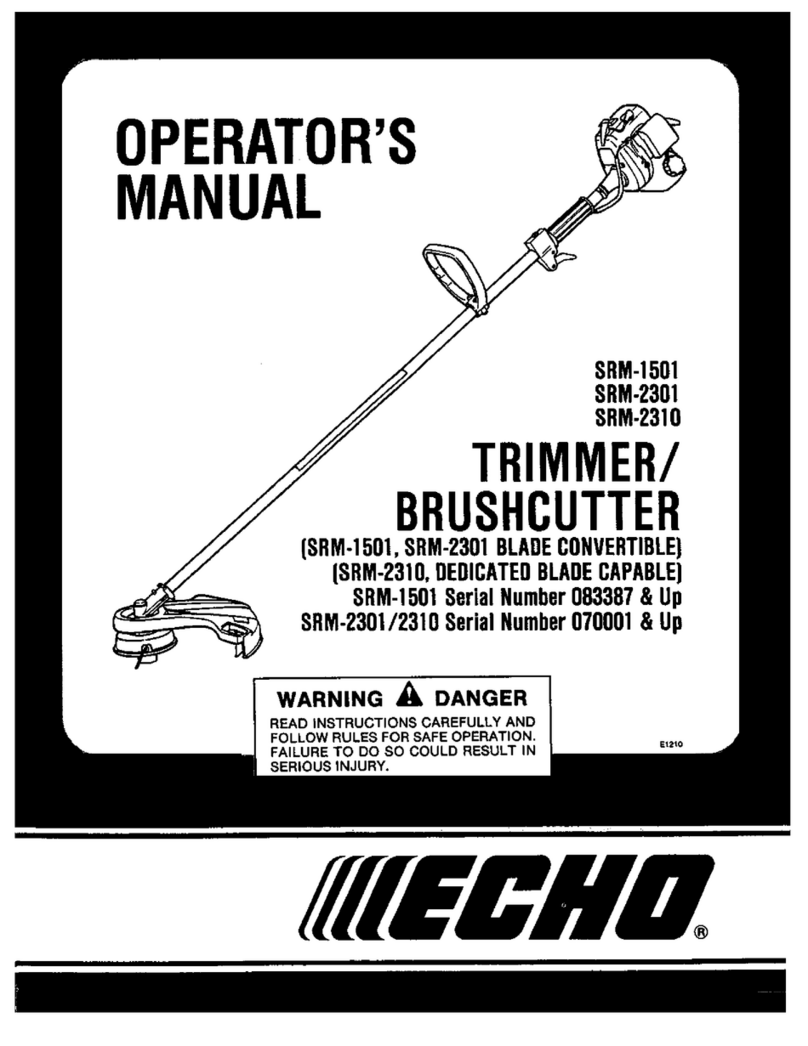 Echo SRM 1501 User manual
