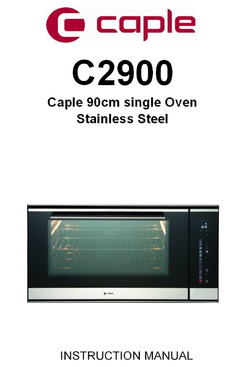 Caple C2900 instruction manual