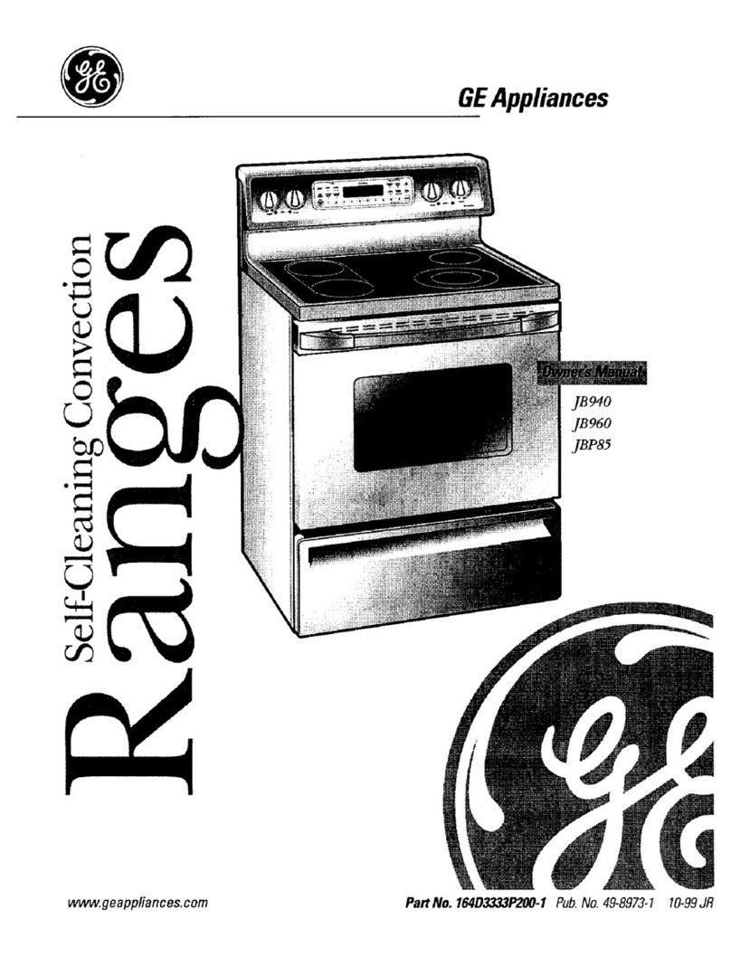 GE JB940 User manual