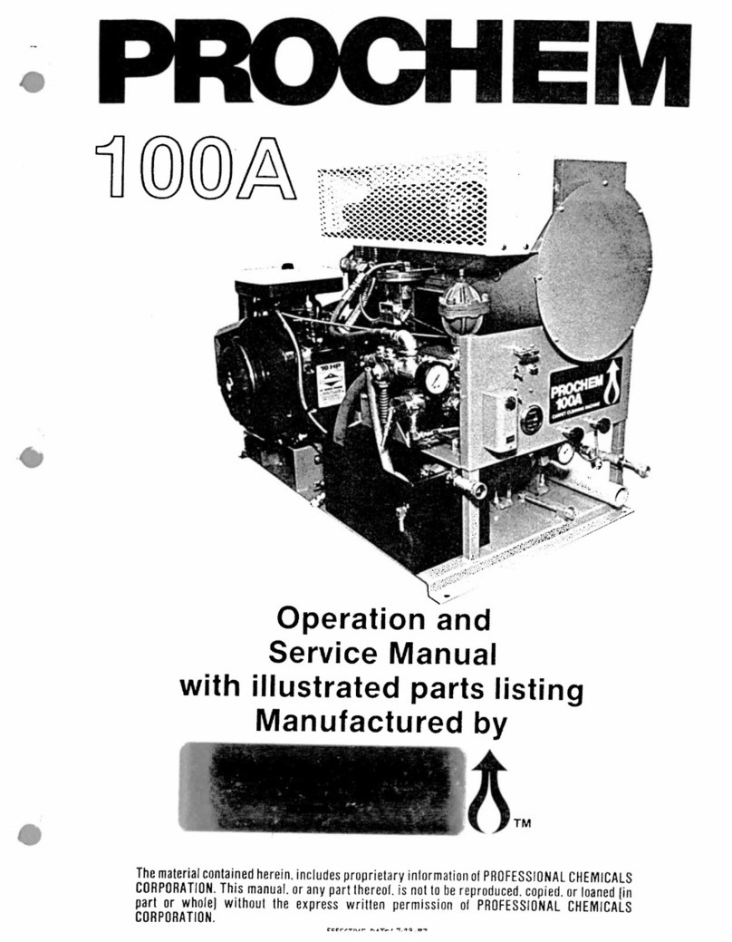 Prochem 100A Operation and service manual