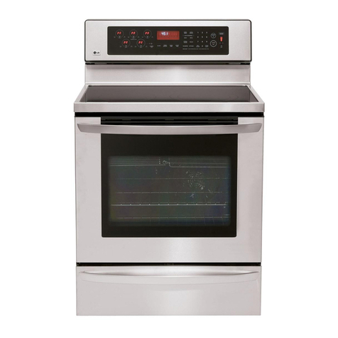 LG LRE30757SW Use and care manual