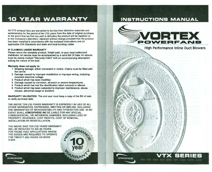 Vortex Ranger 1000 instruction manual