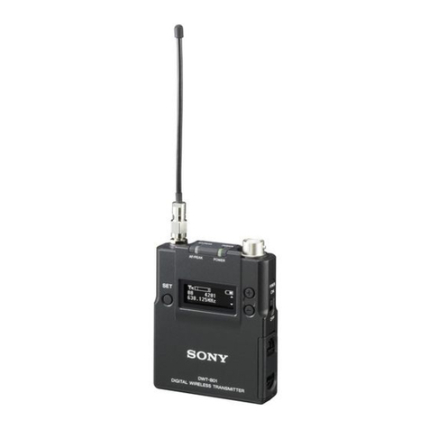 Sony DWTB01/E1424 operating instructions
