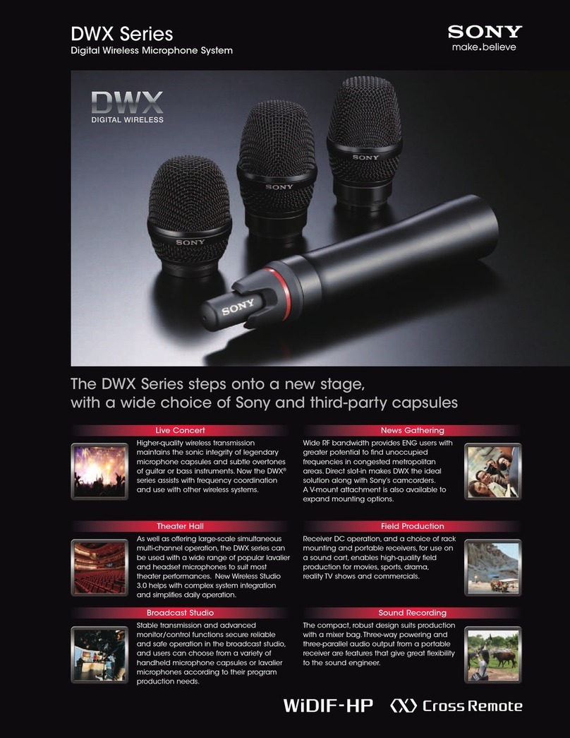 Sony DWM02/14 User manual
