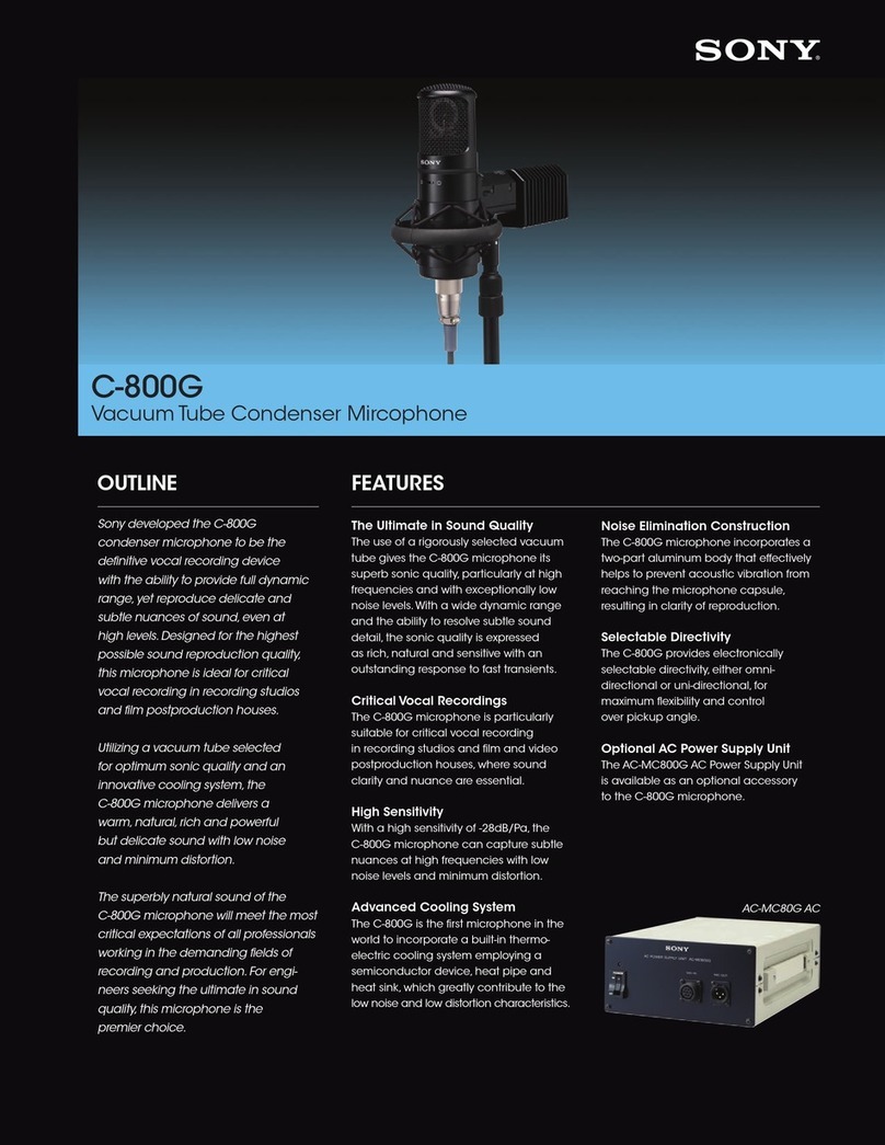 Sony C-800G User manual