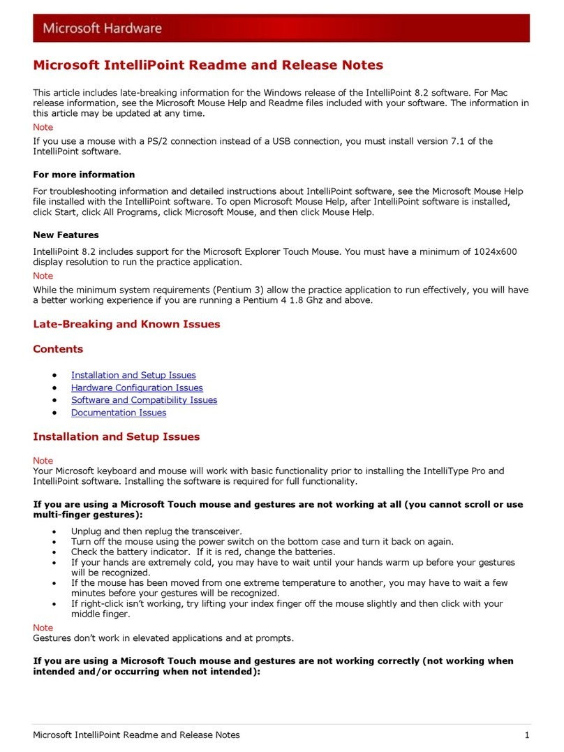 Microsoft ZJA-00001 - Arc Mouse User manual