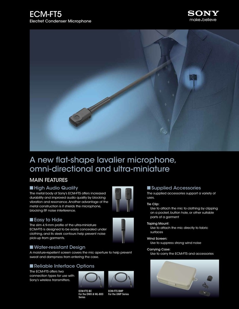 Sony ECMFT5BC brochure