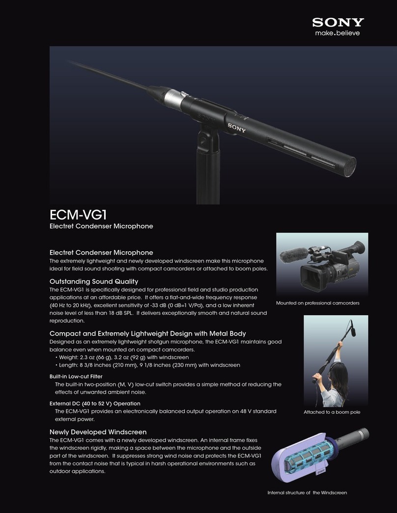 Sony ECMVG1 brochure