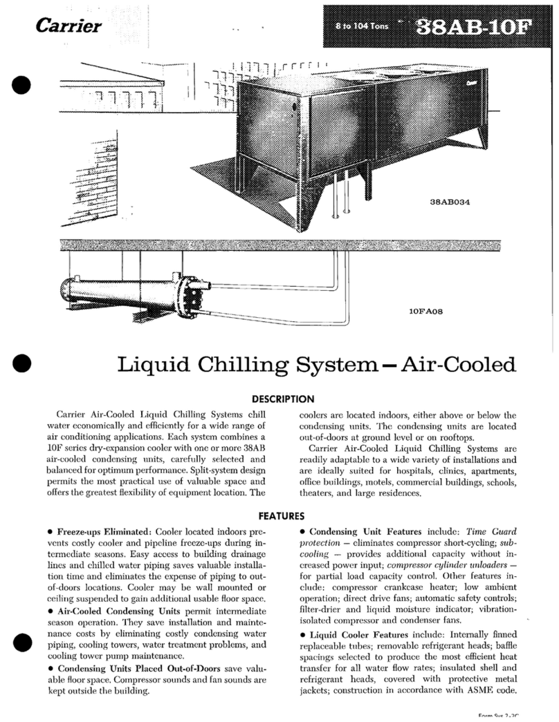 Carrier 38AB-10F User manual
