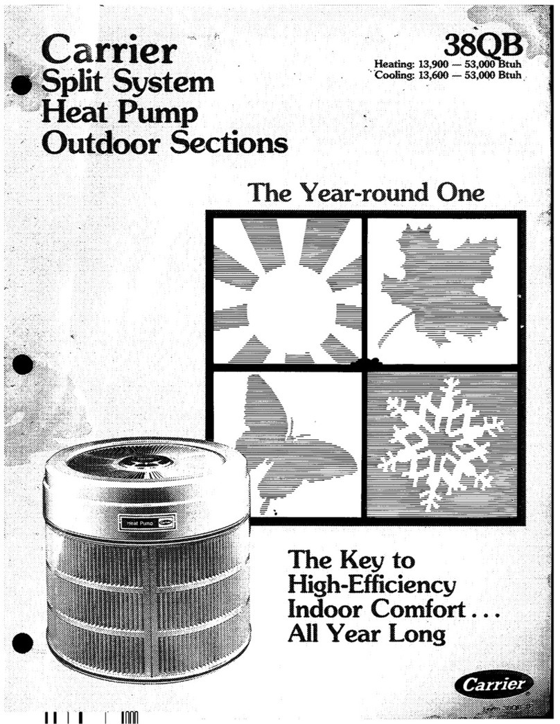 Carrier 38QB Product information manual