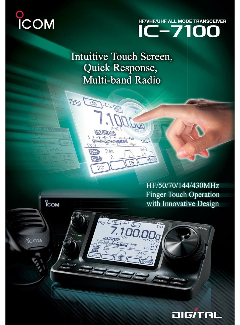 Icom IC-7100 User manual