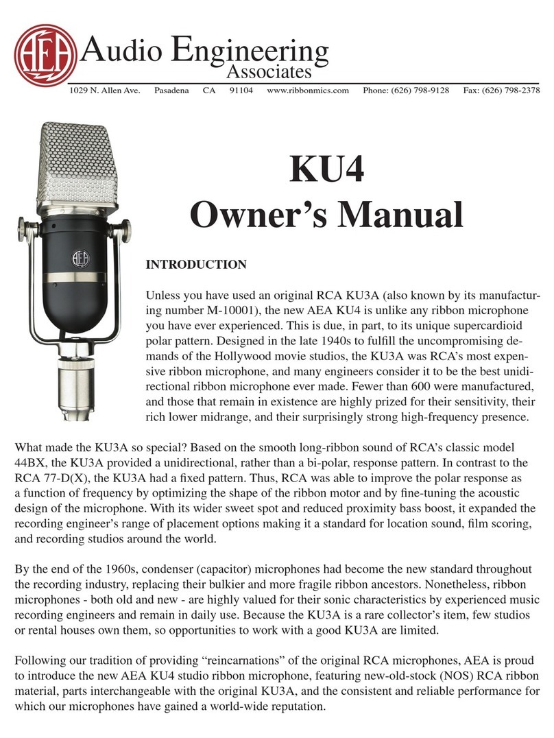 AEA KU4 owner's manual