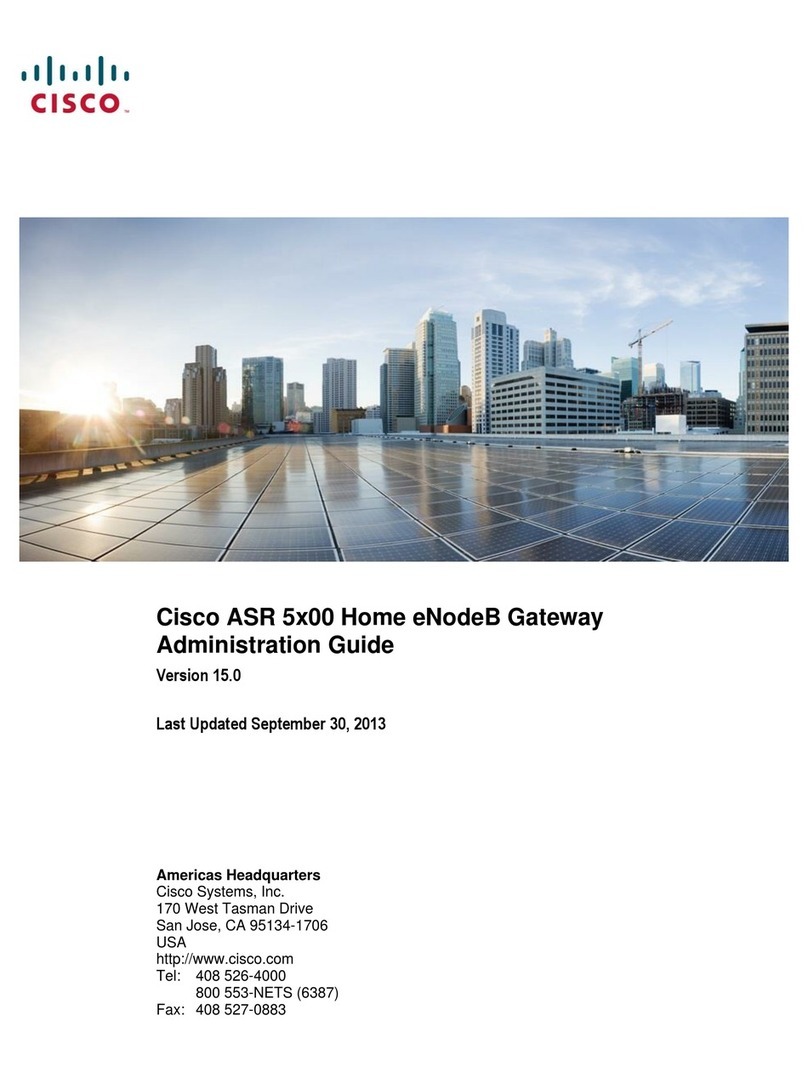Cisco ASR 5x00 Home eNodeB Instruction Manual