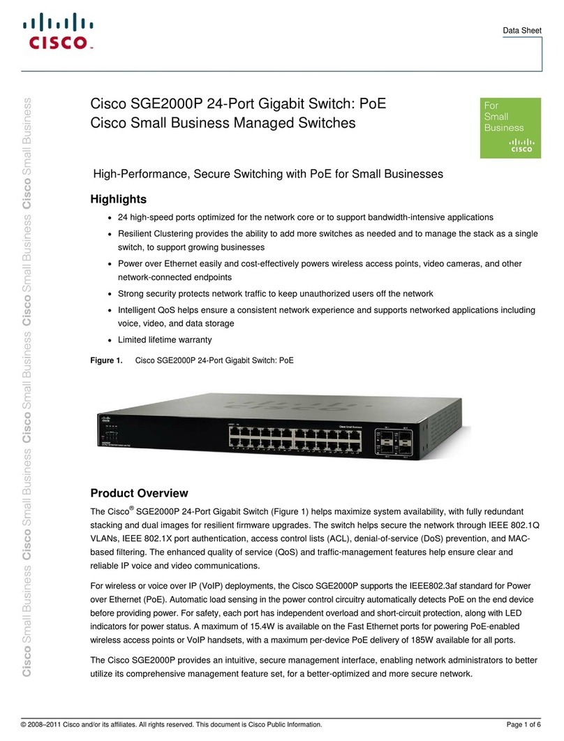 Cisco Linksys SGE2000P datasheet Cisco Linksys SGE2000P datasheet