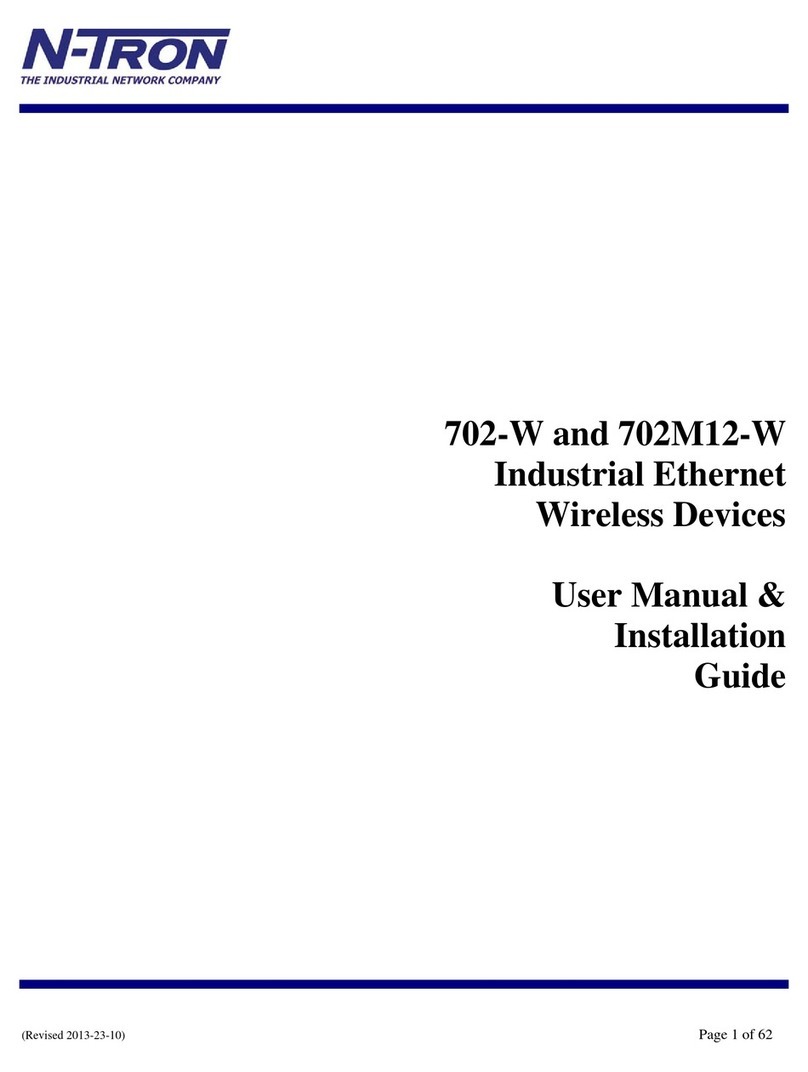 Ntron 702-W User manual & installation guide