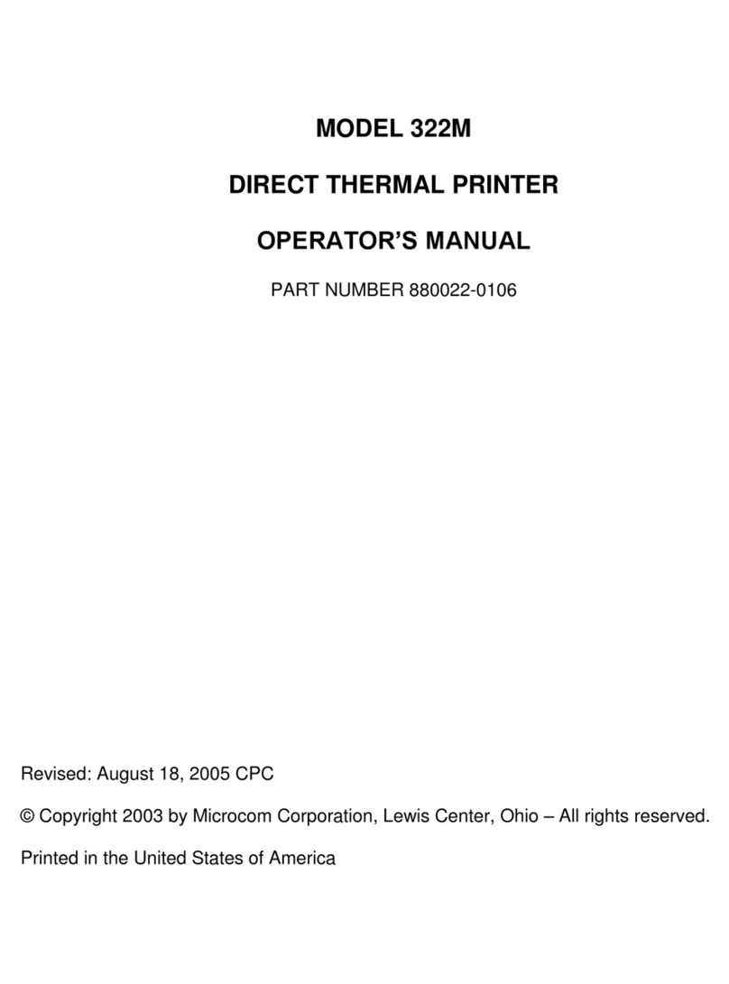 Microcom 322M User manual