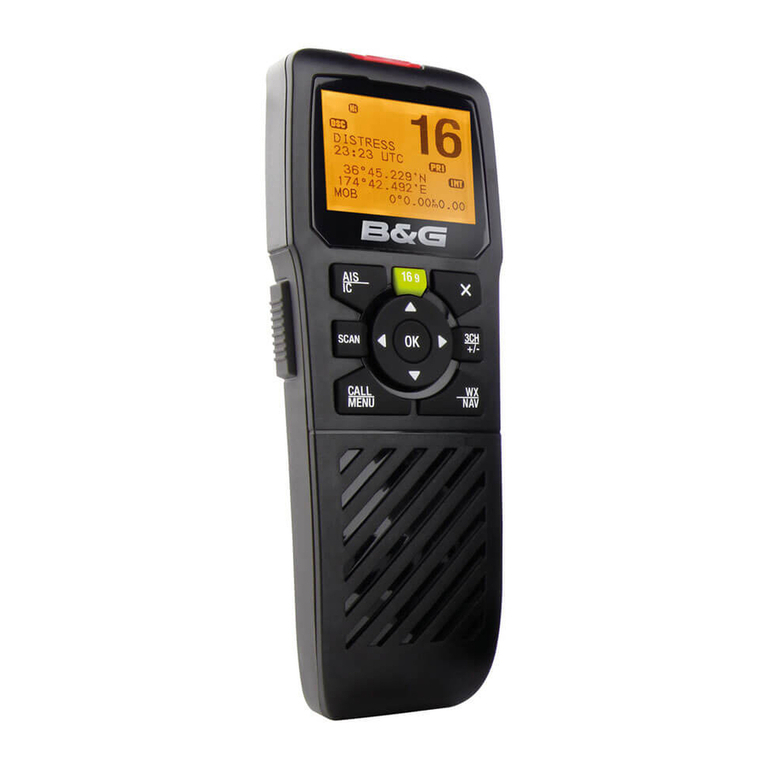 B & G V50 VHF user guide