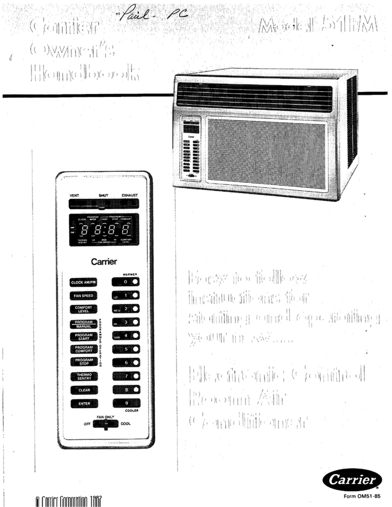 Carrier 51FM User guide