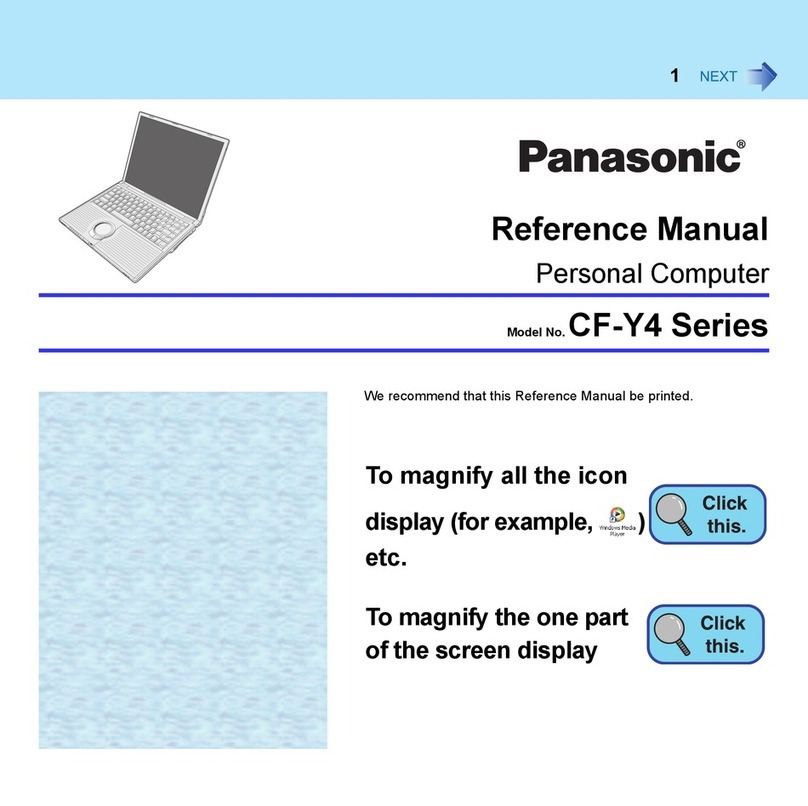 Panasonic CF-Y4 - Batt For User manual