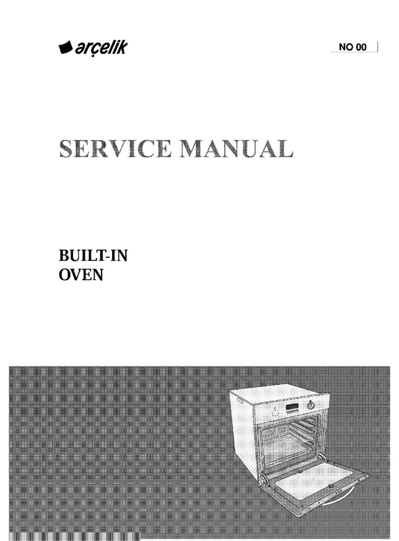 arcelik built in oven User manual