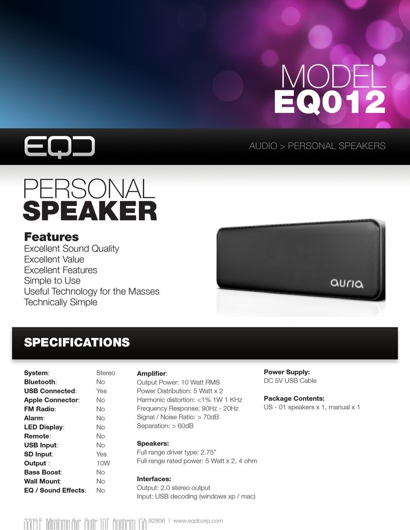 EQD EQ012 Specifications