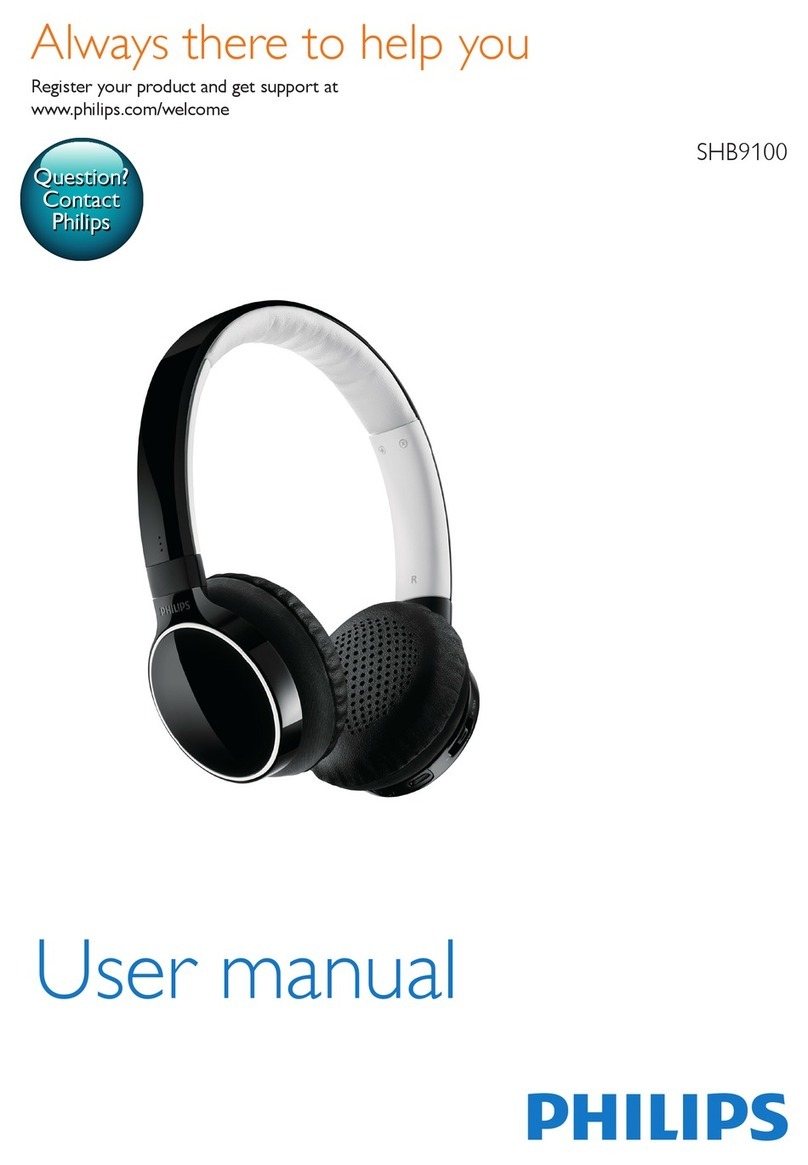 Philips SHB9100 user manual