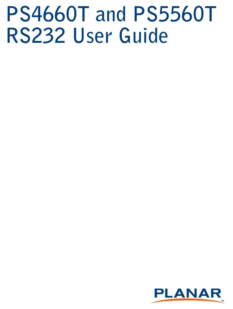 Planar PS4660T User manual