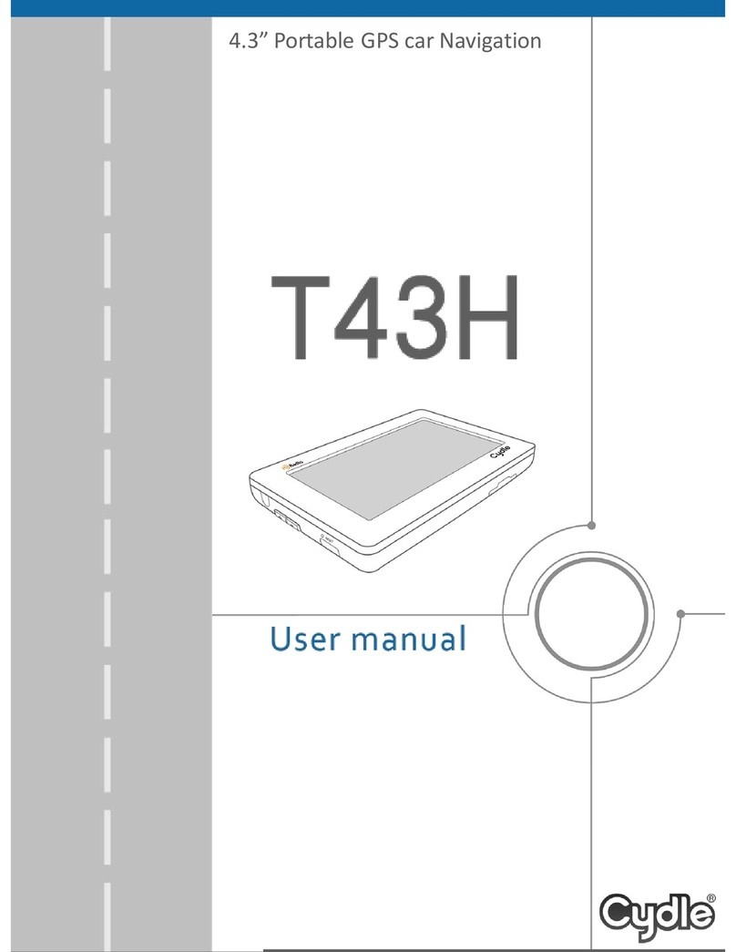 Cydle T43H User manual