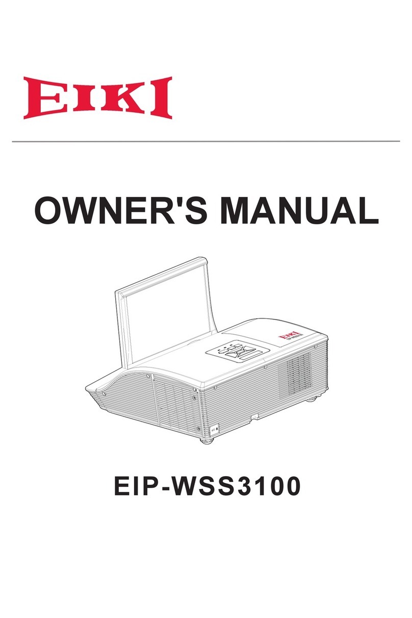 Eiki EIP-WSS3100 owner's manual