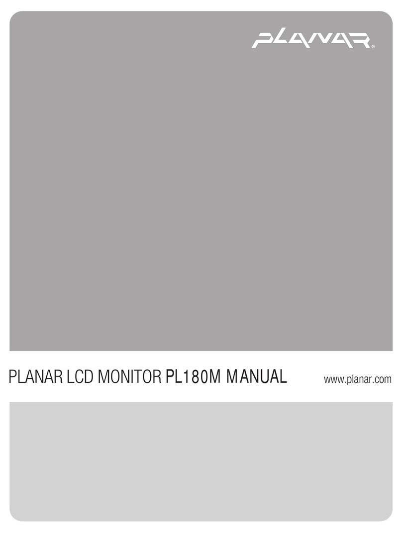 Planar PL180M User manual Planar PL180M User manual