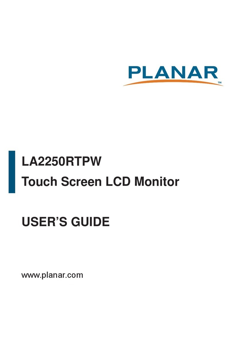 Planar LA2250RTPW User manual Planar LA2250RTPW User manual