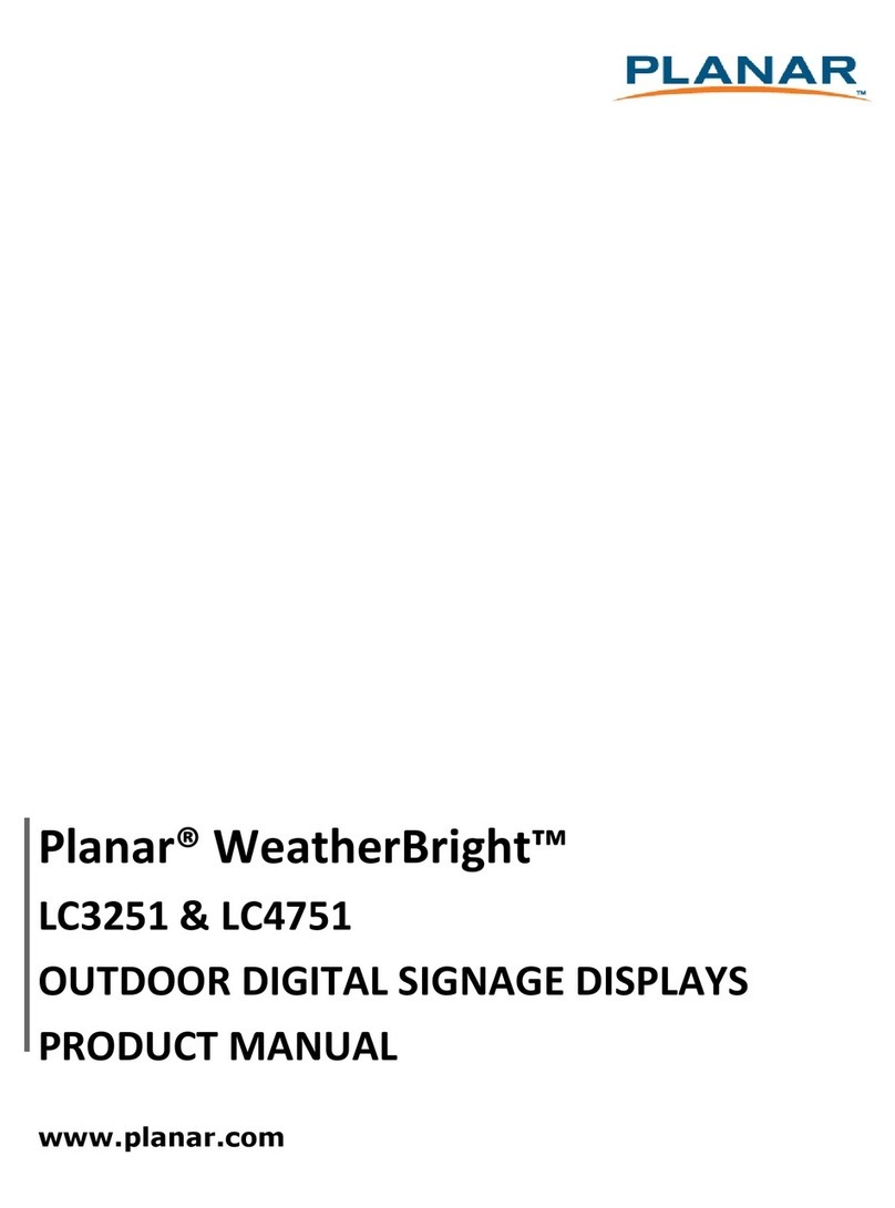 Planar WeatherBright LC3251 User manual