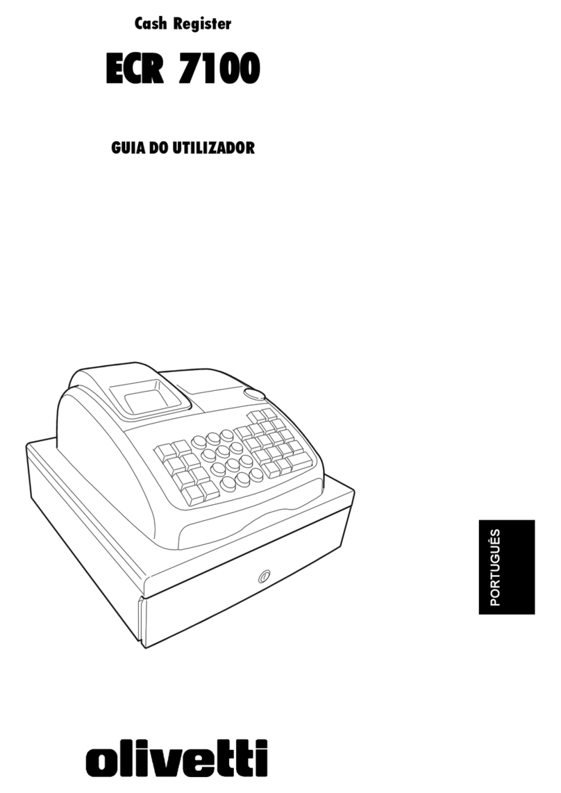 Olivetti ECR 7100 User manual