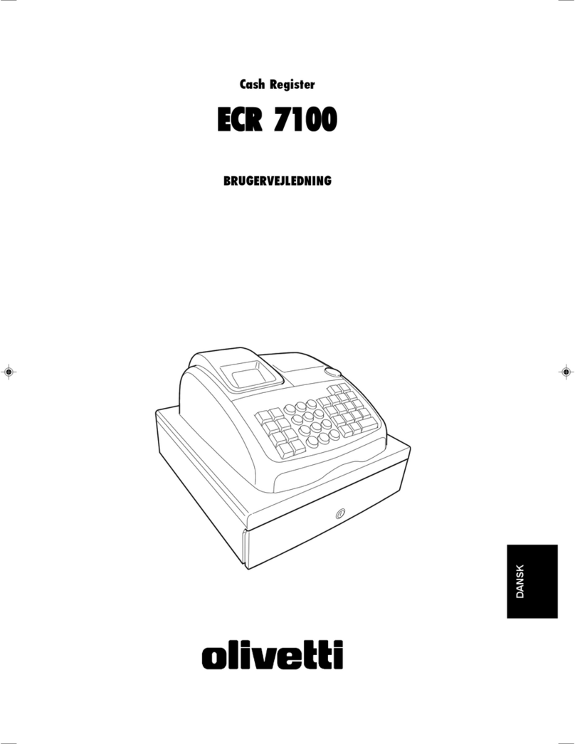 Olivetti ECR 7100 Technical document