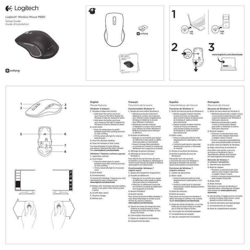 Logitech M560 Setup guide