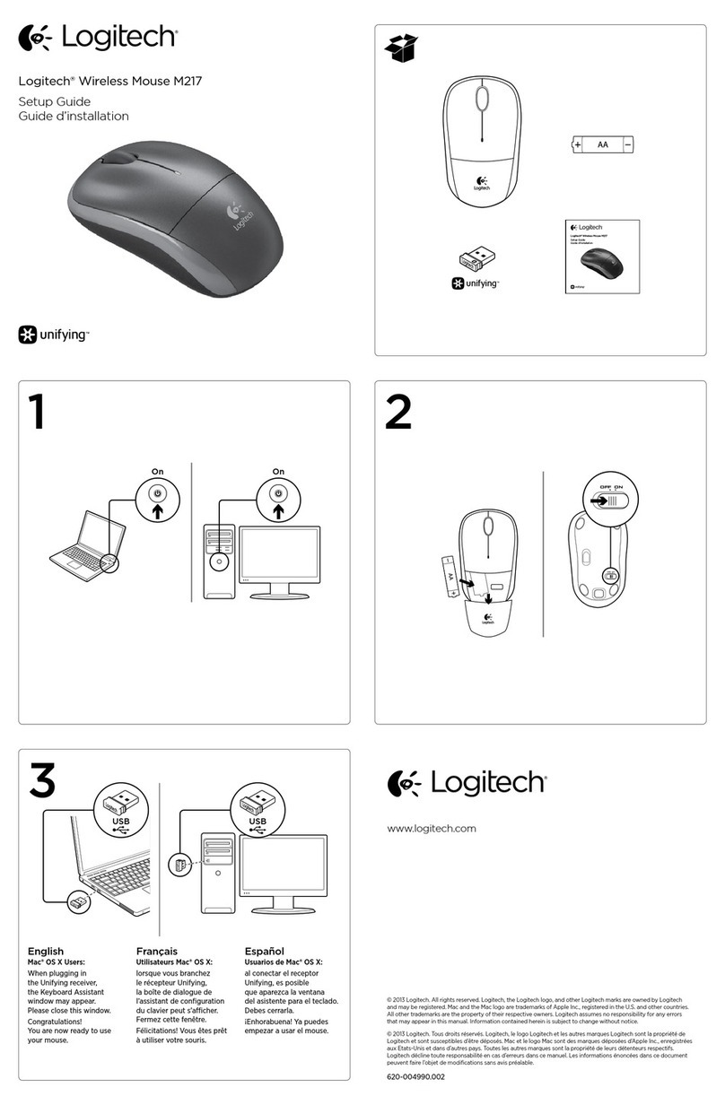 Logitech M217 User manual