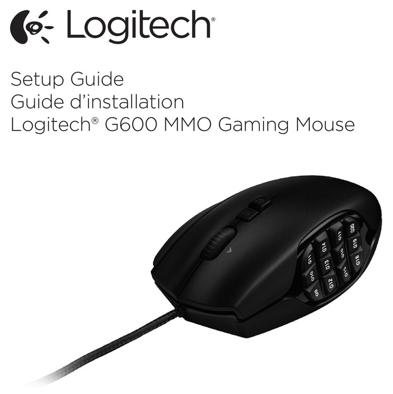 Logitech G600 MMO User manual