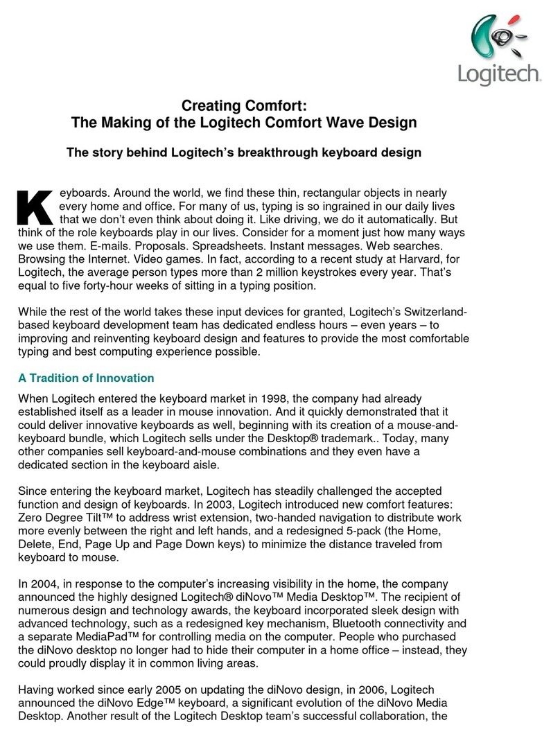 Logitech Desktop Wave User manual